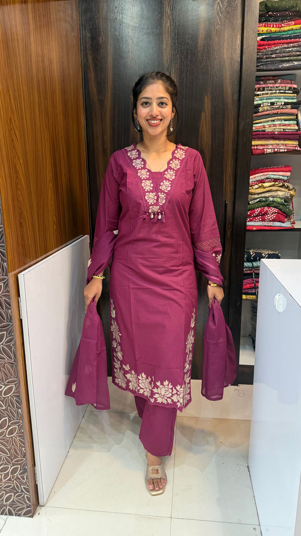 Cotton party wear
