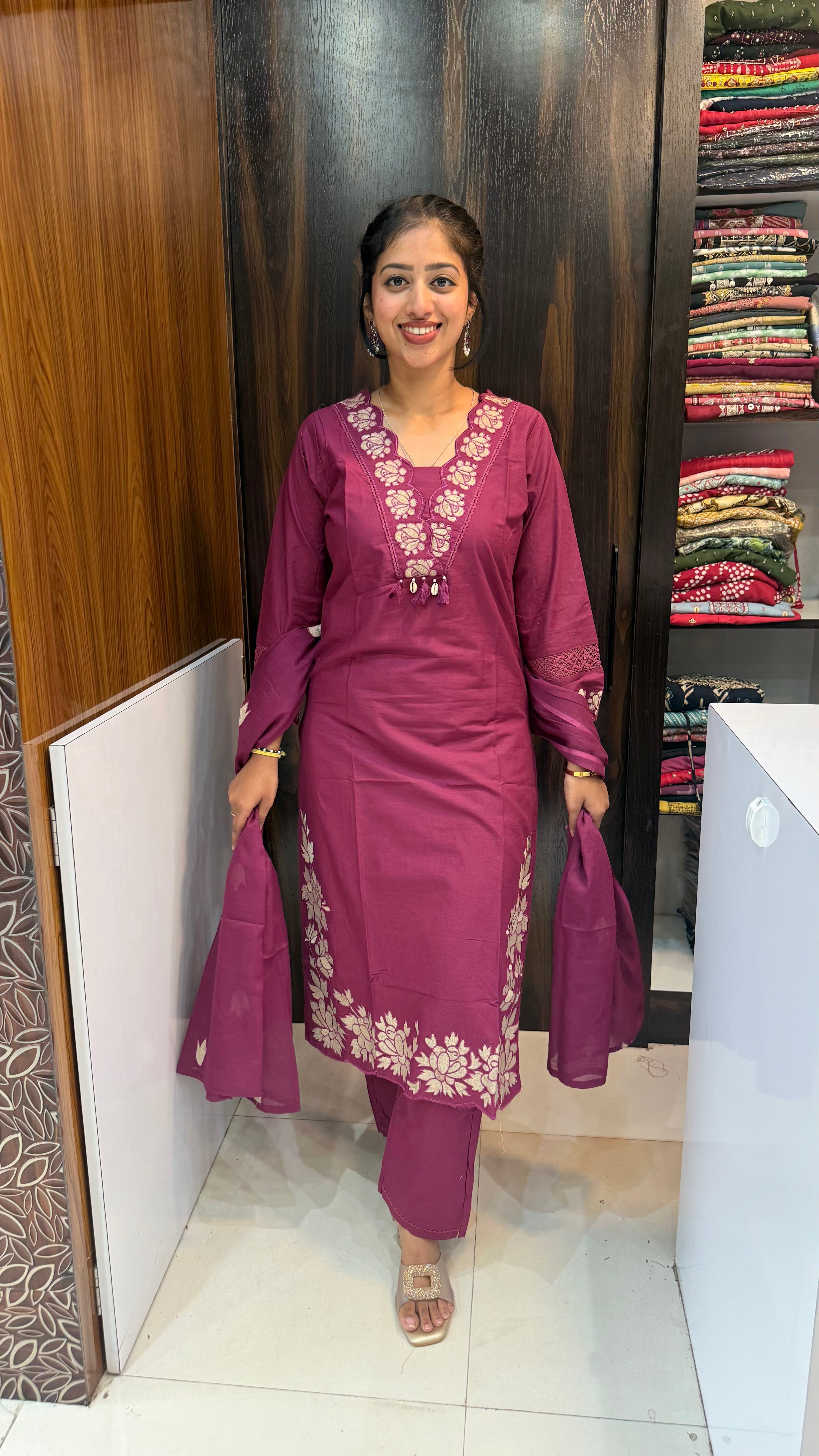 Cotton party wear