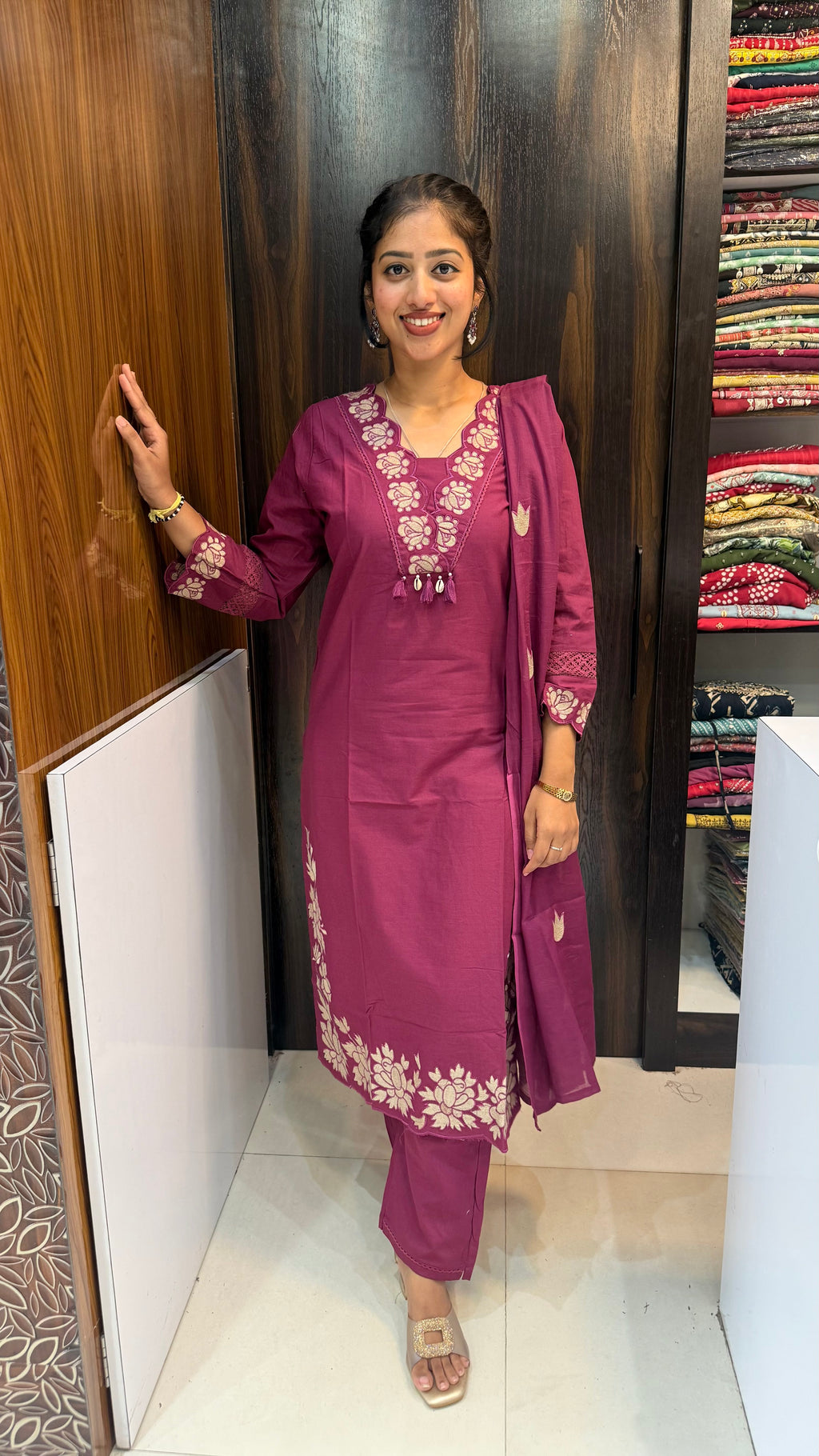 Cotton party wear