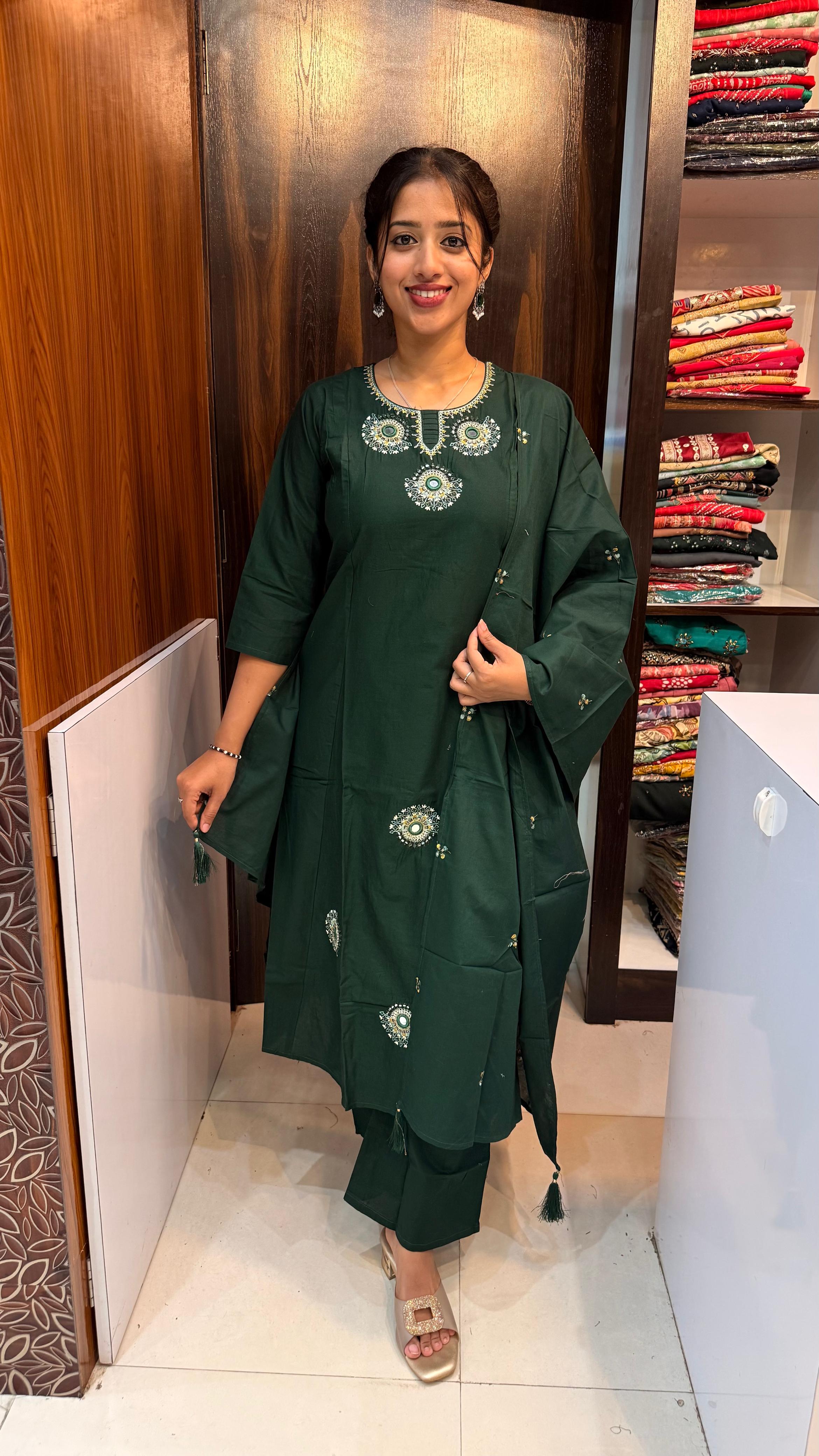 Cotton party wear set