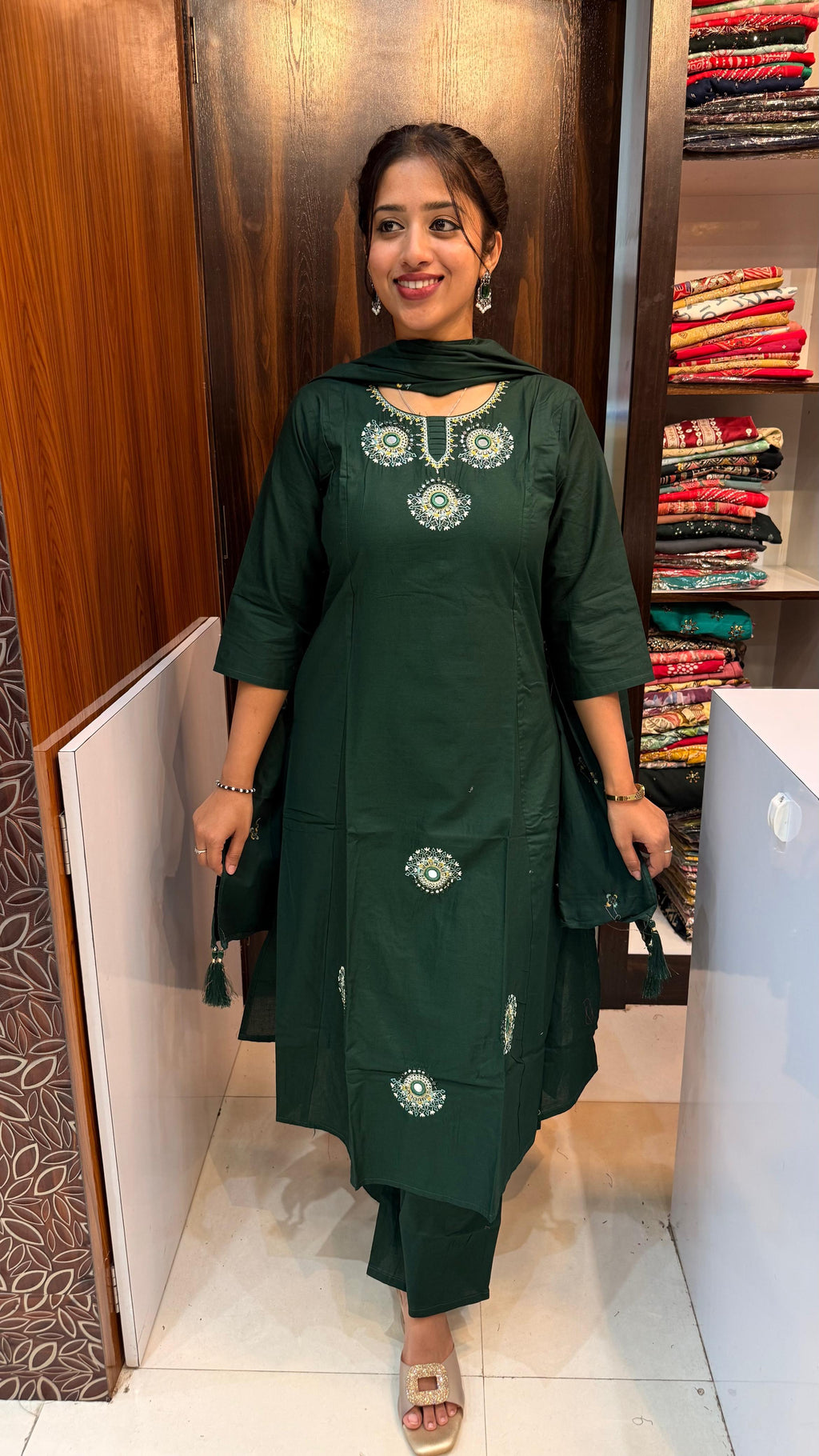 Cotton party wear set