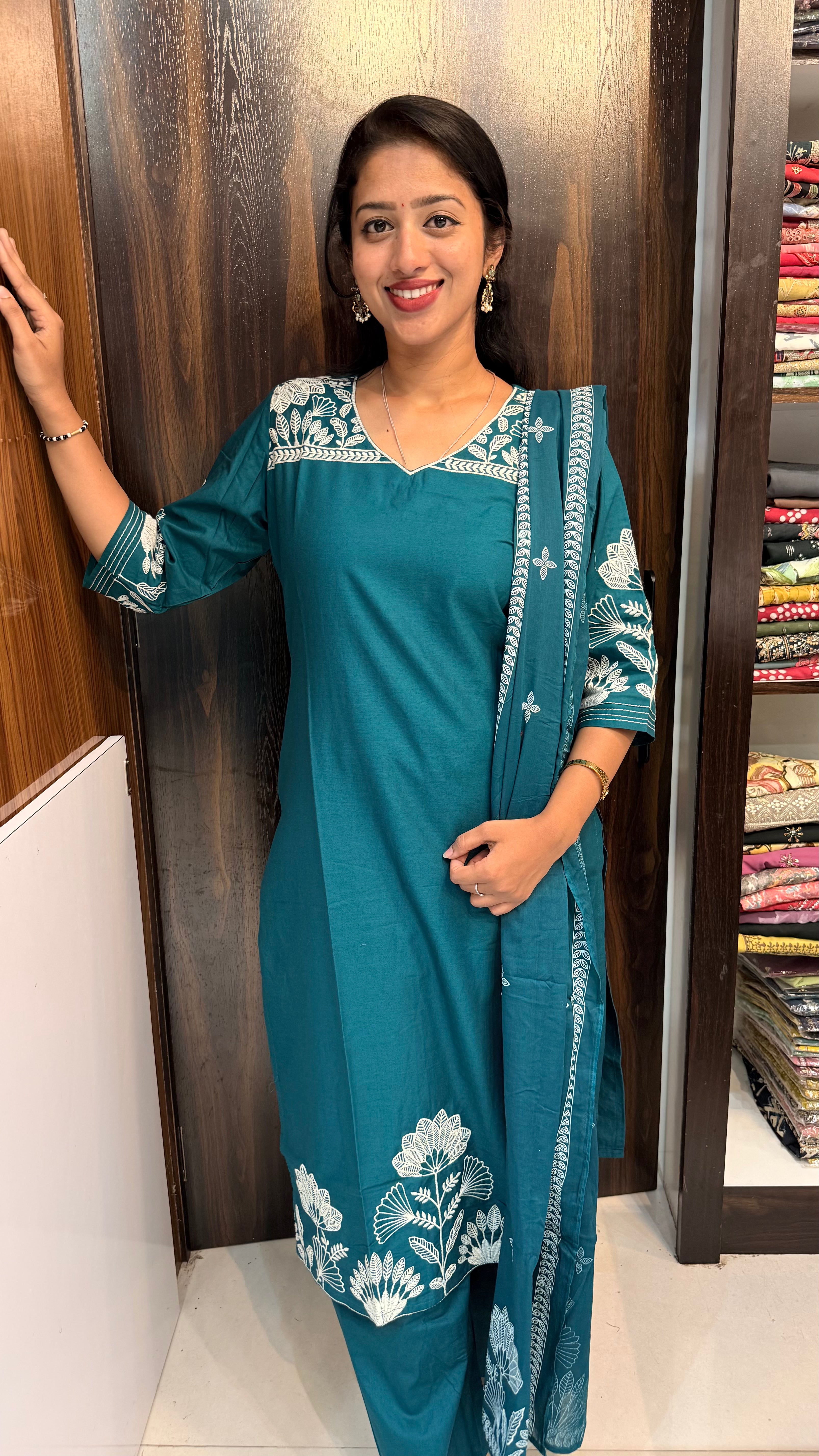 Cotton party wear set