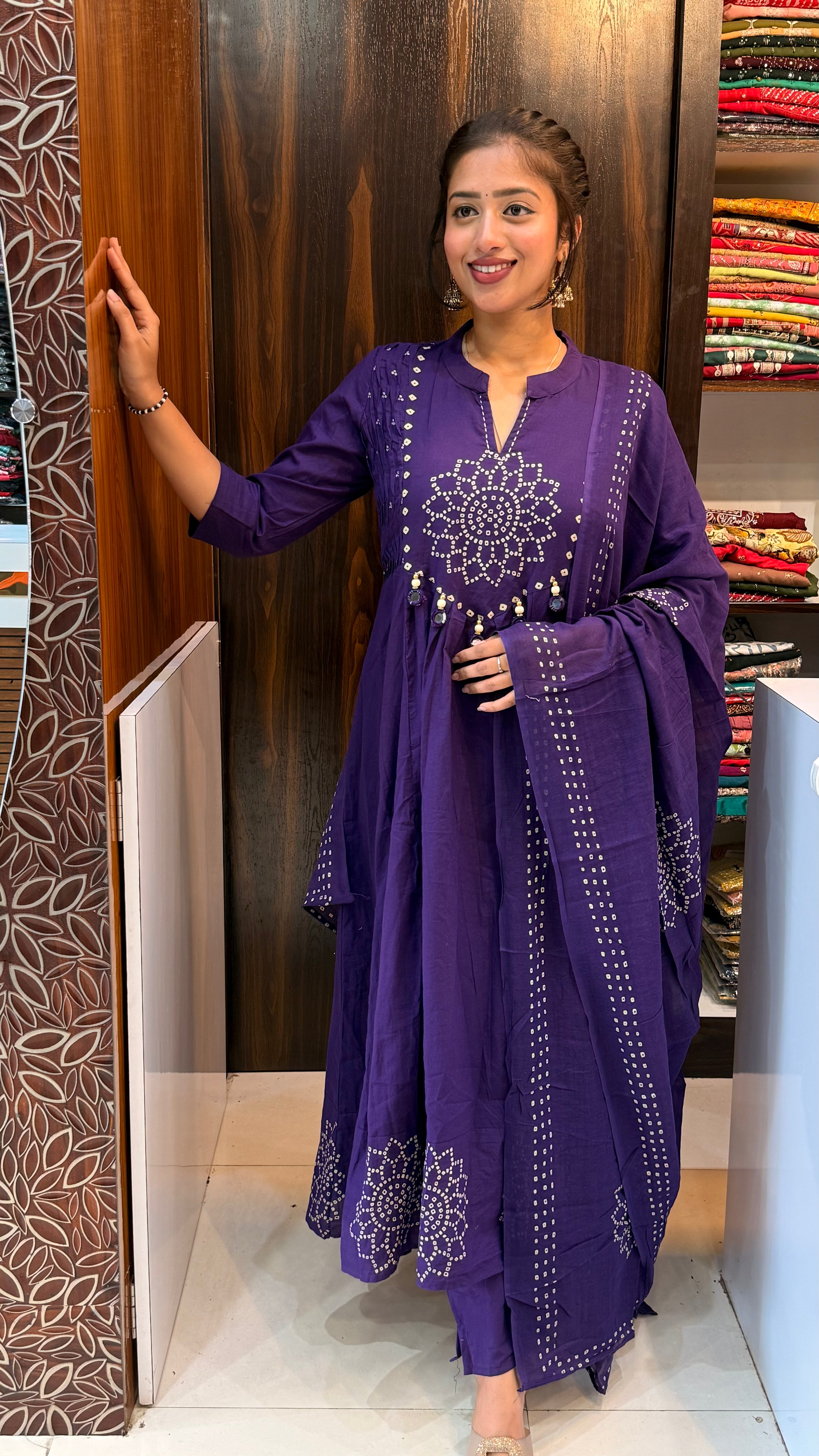 Cotton party wear set