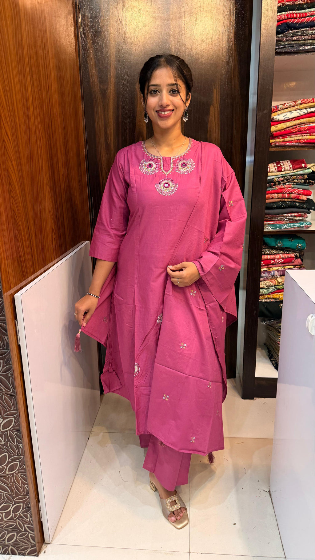 Cotton party wear set