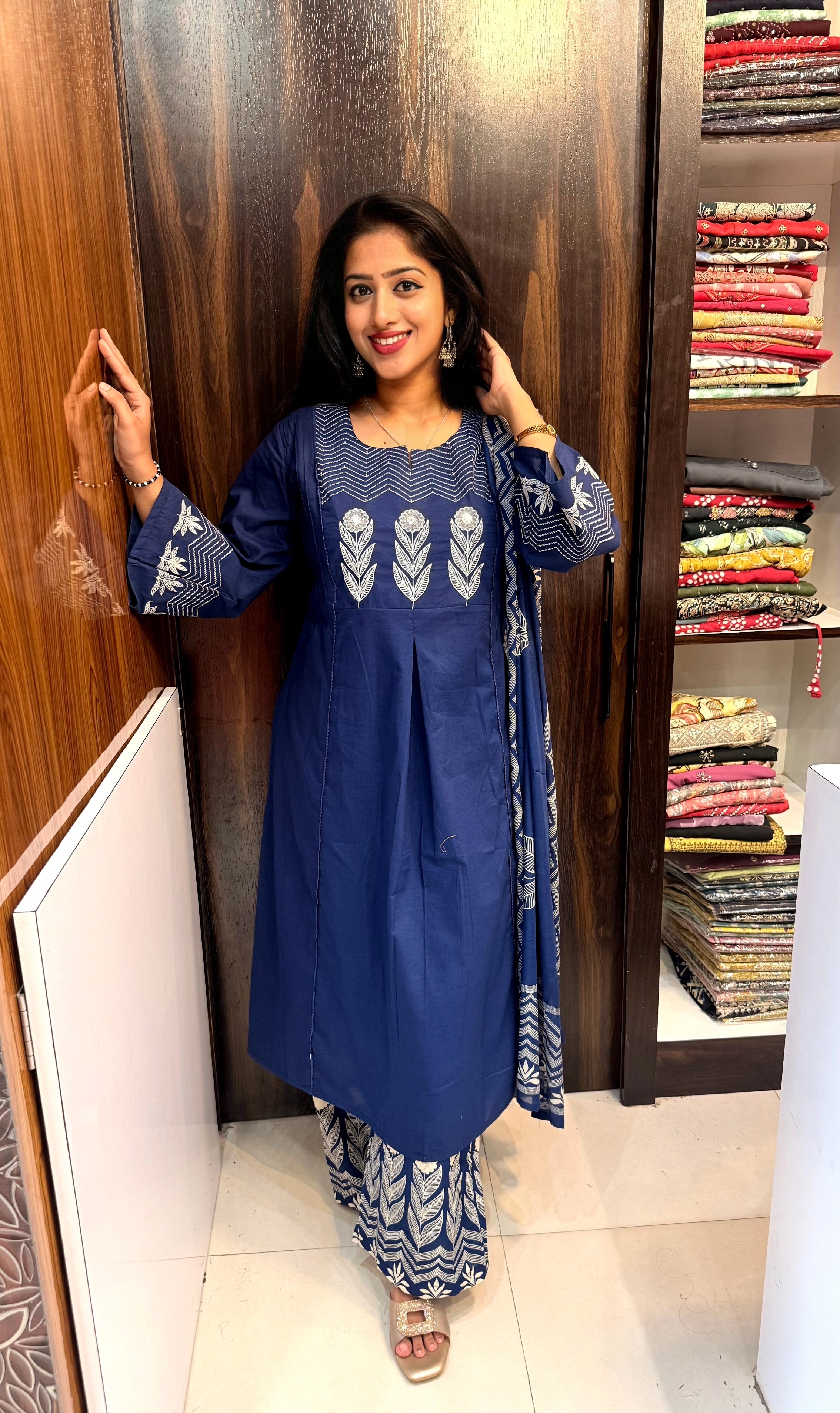 Cotton party wear set