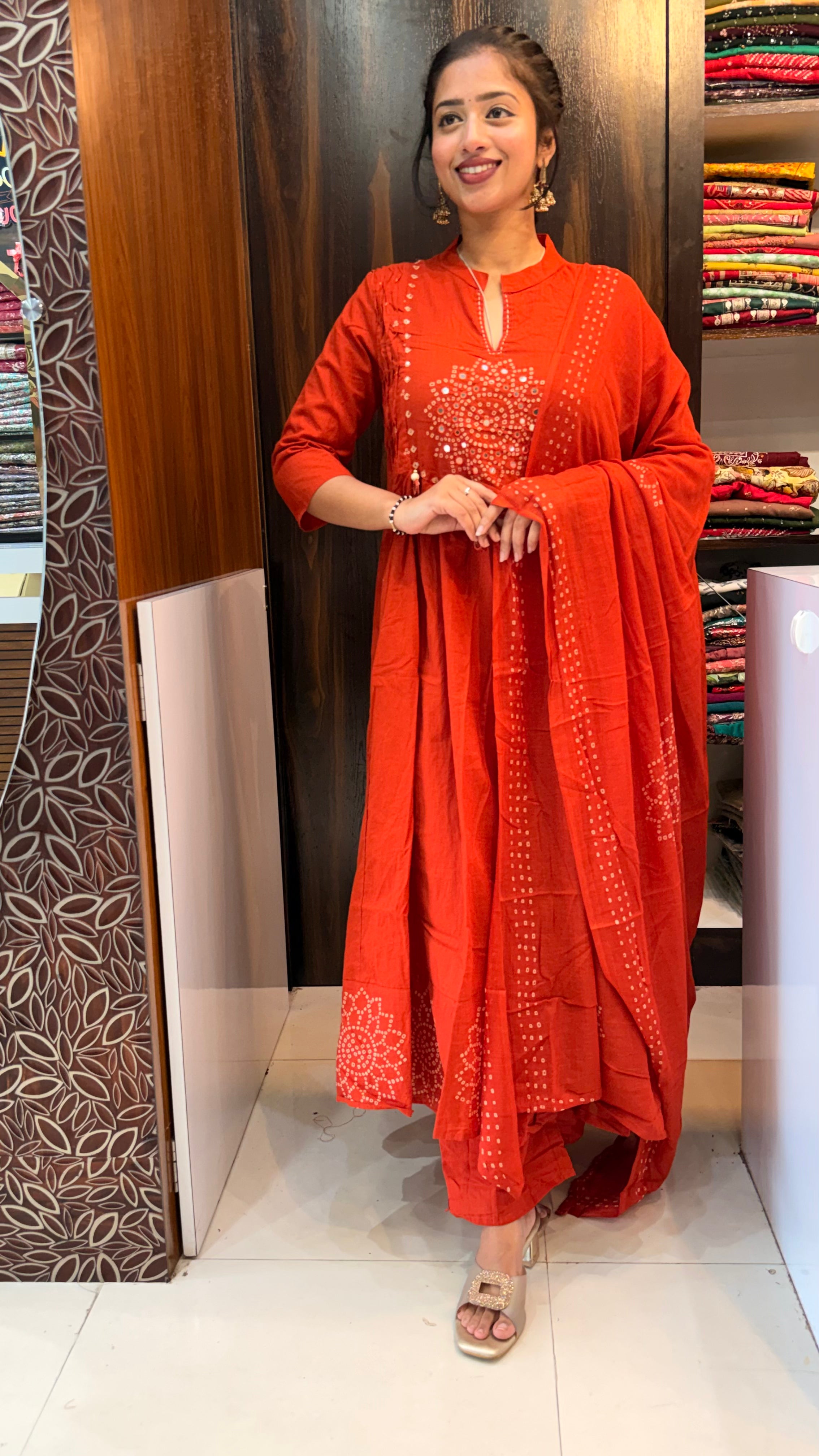 Cotton party wear set