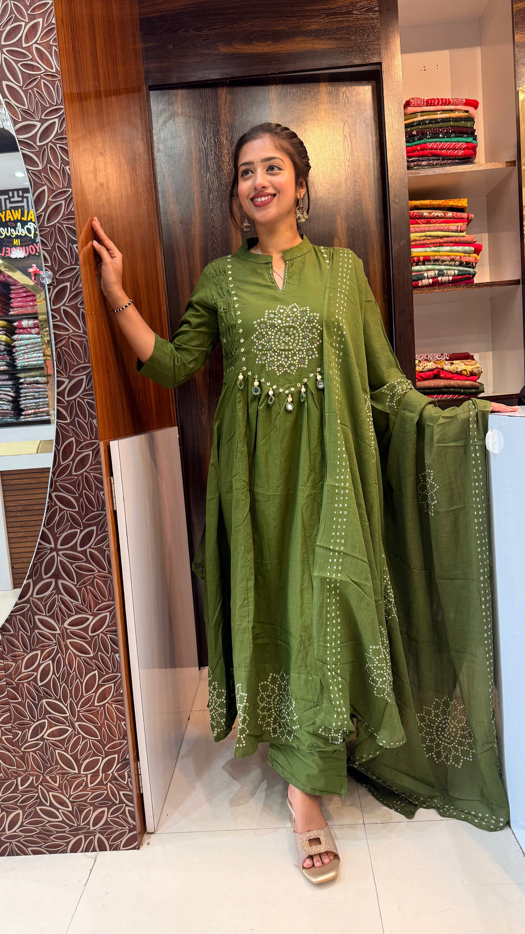 Cotton party wear set