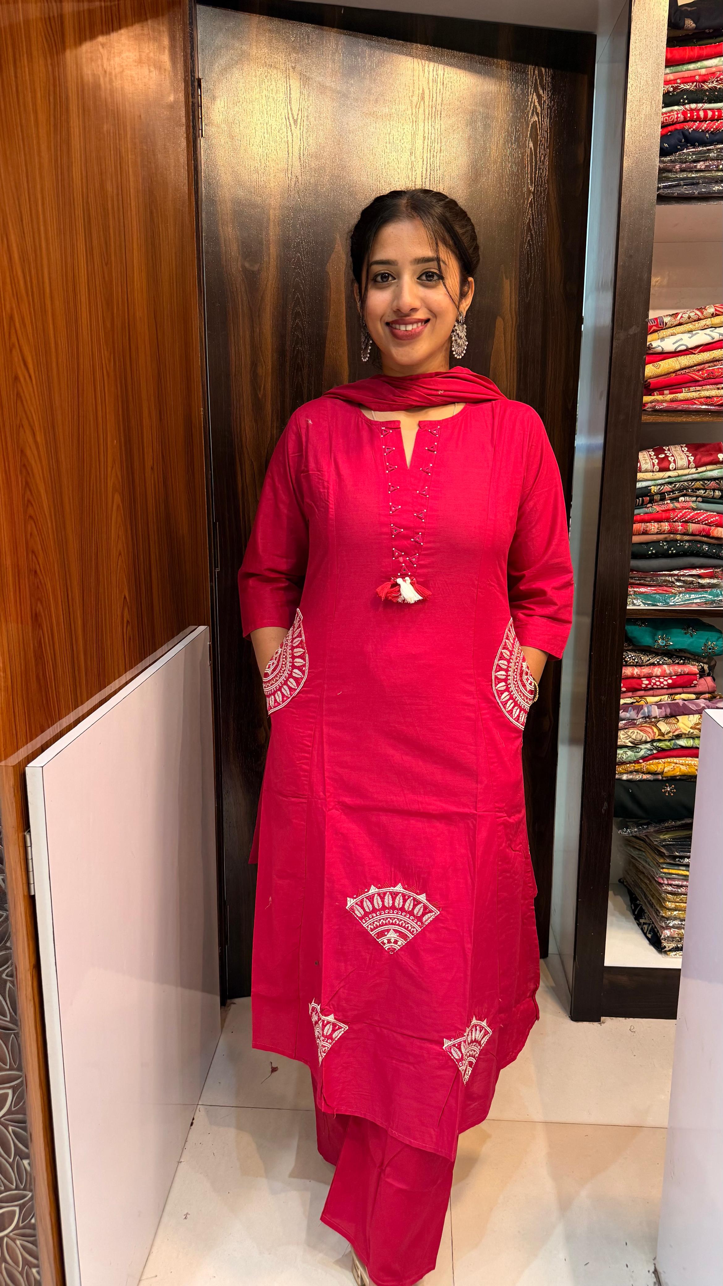 Cotton party wear set