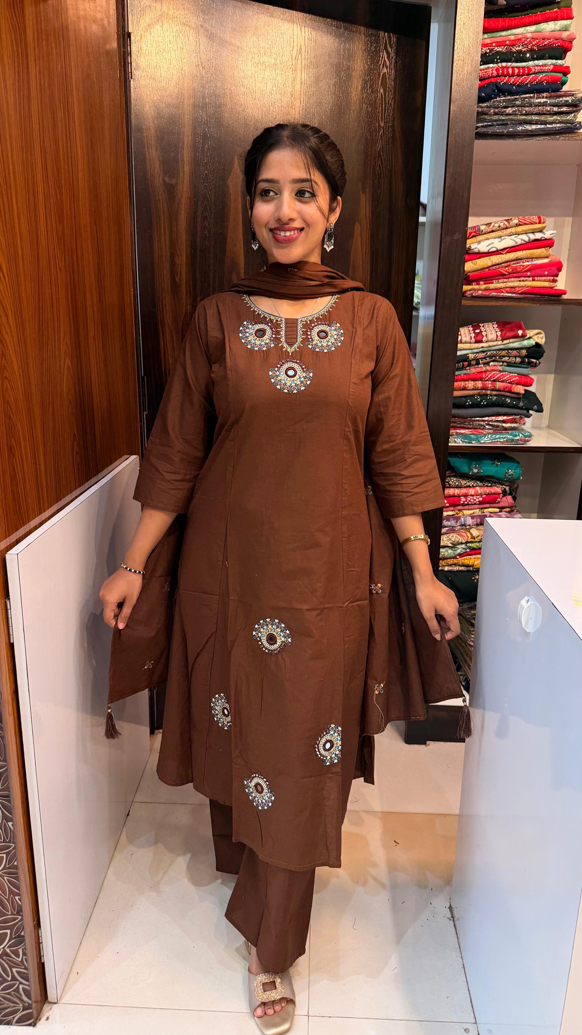 Cotton party wear set