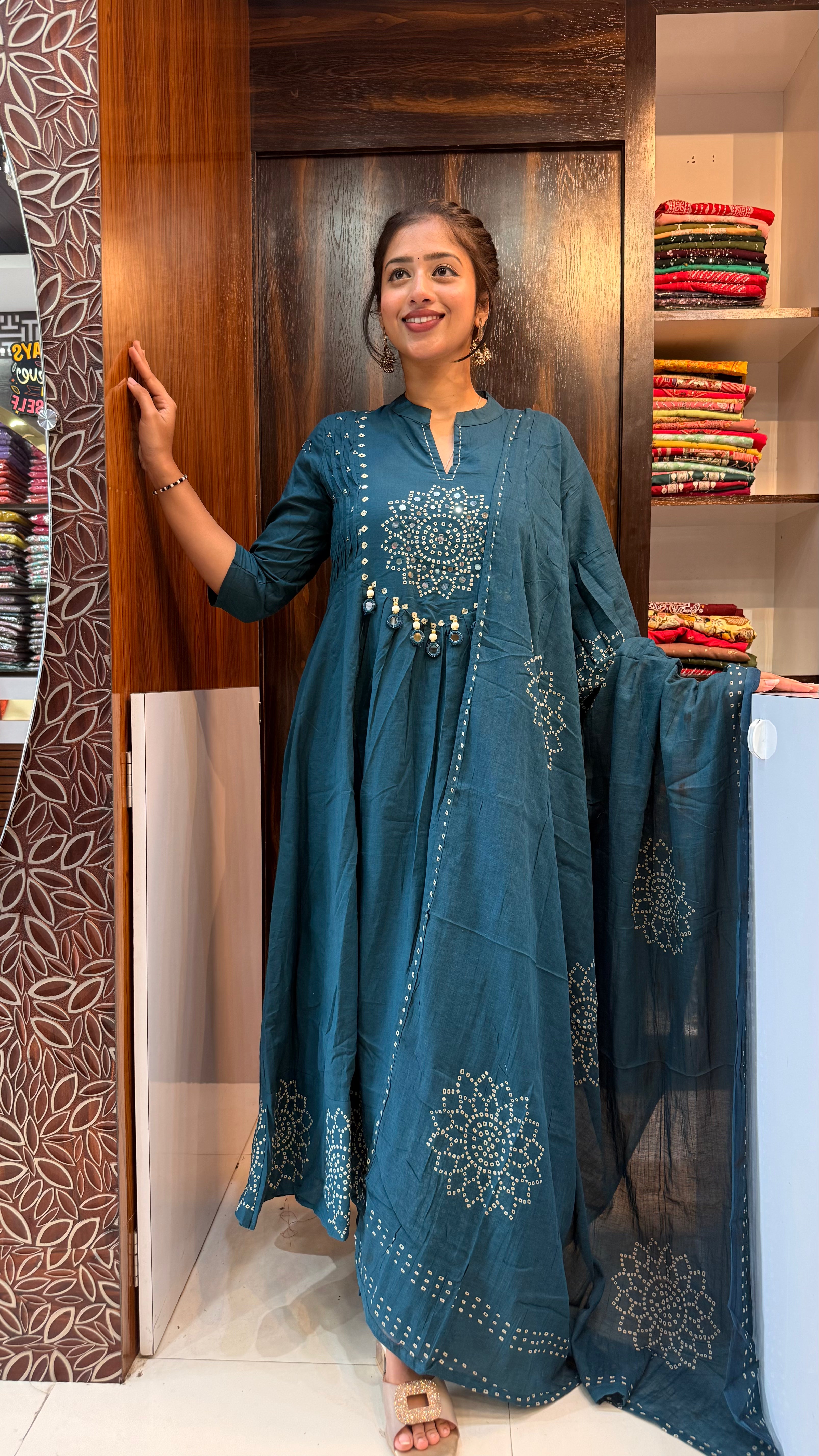 Cotton party wear set