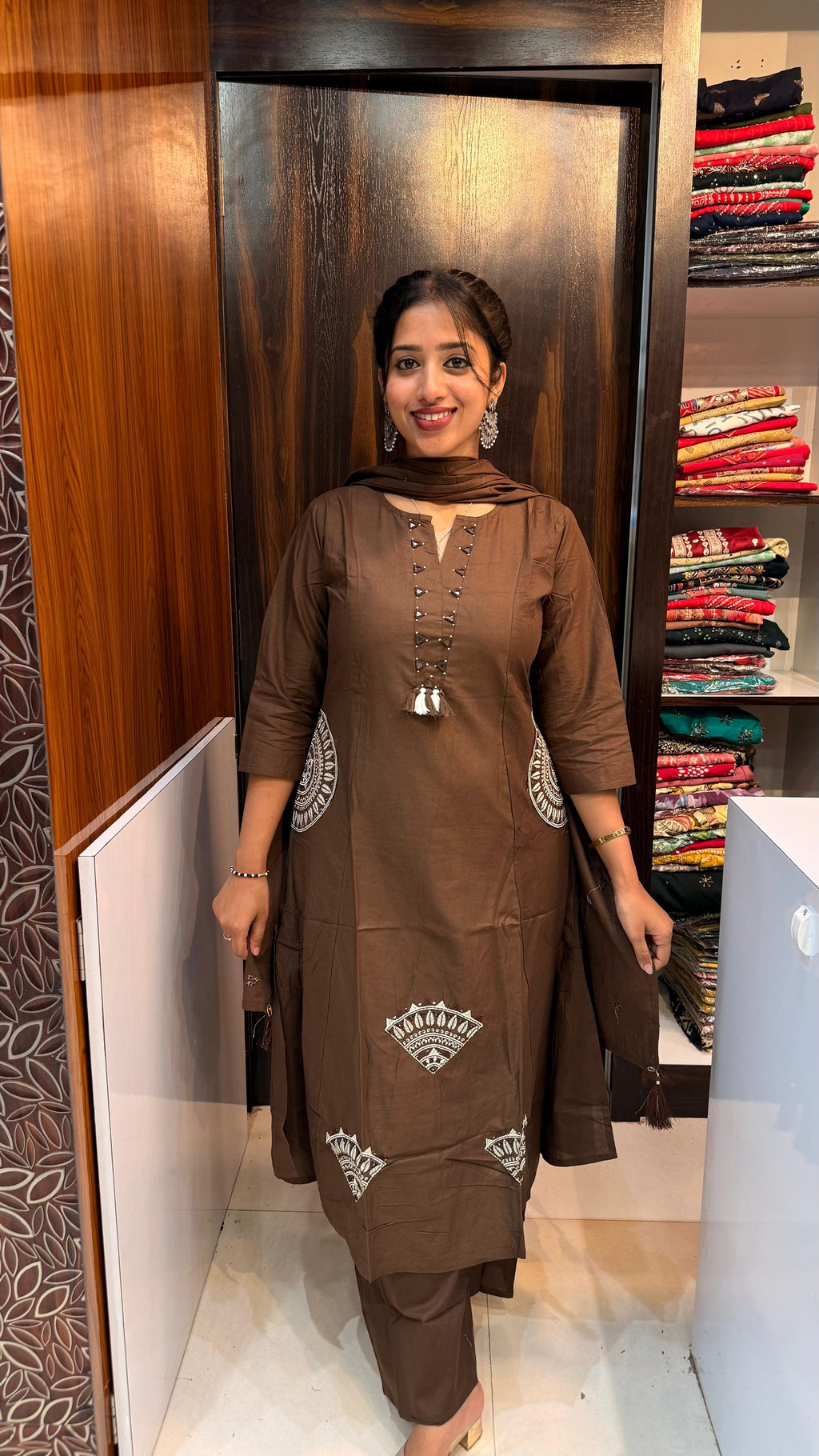 Cotton party wear set