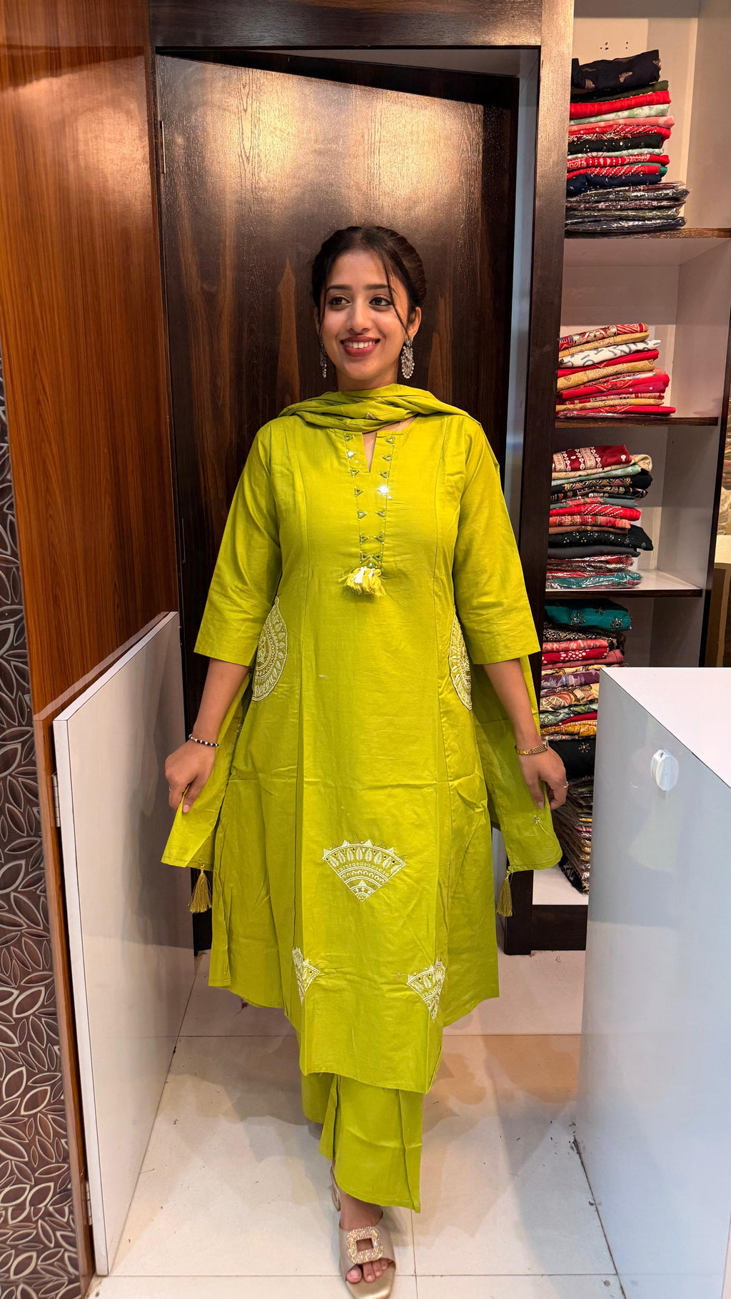 Cotton party wear set