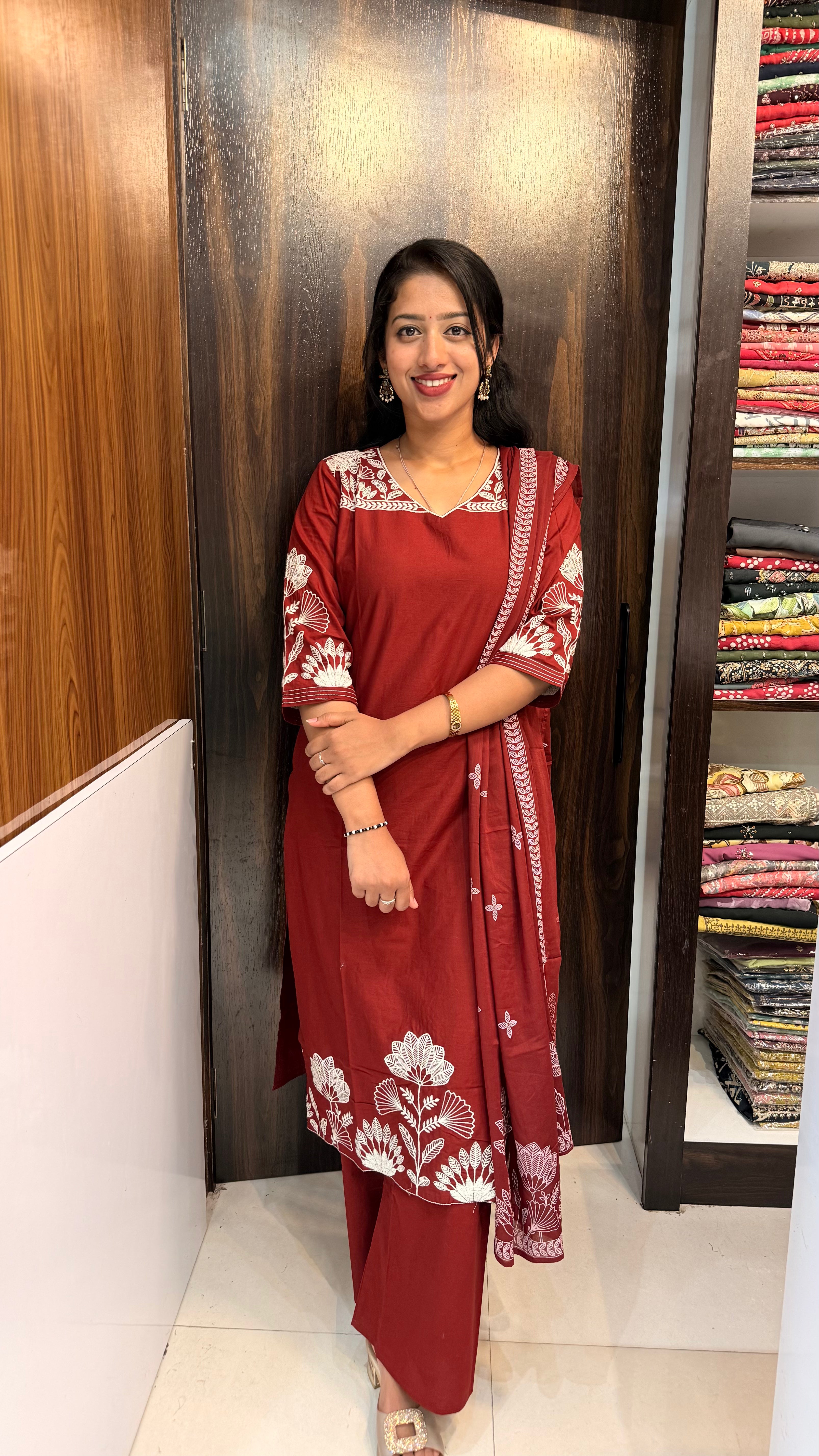 Cotton party wear set