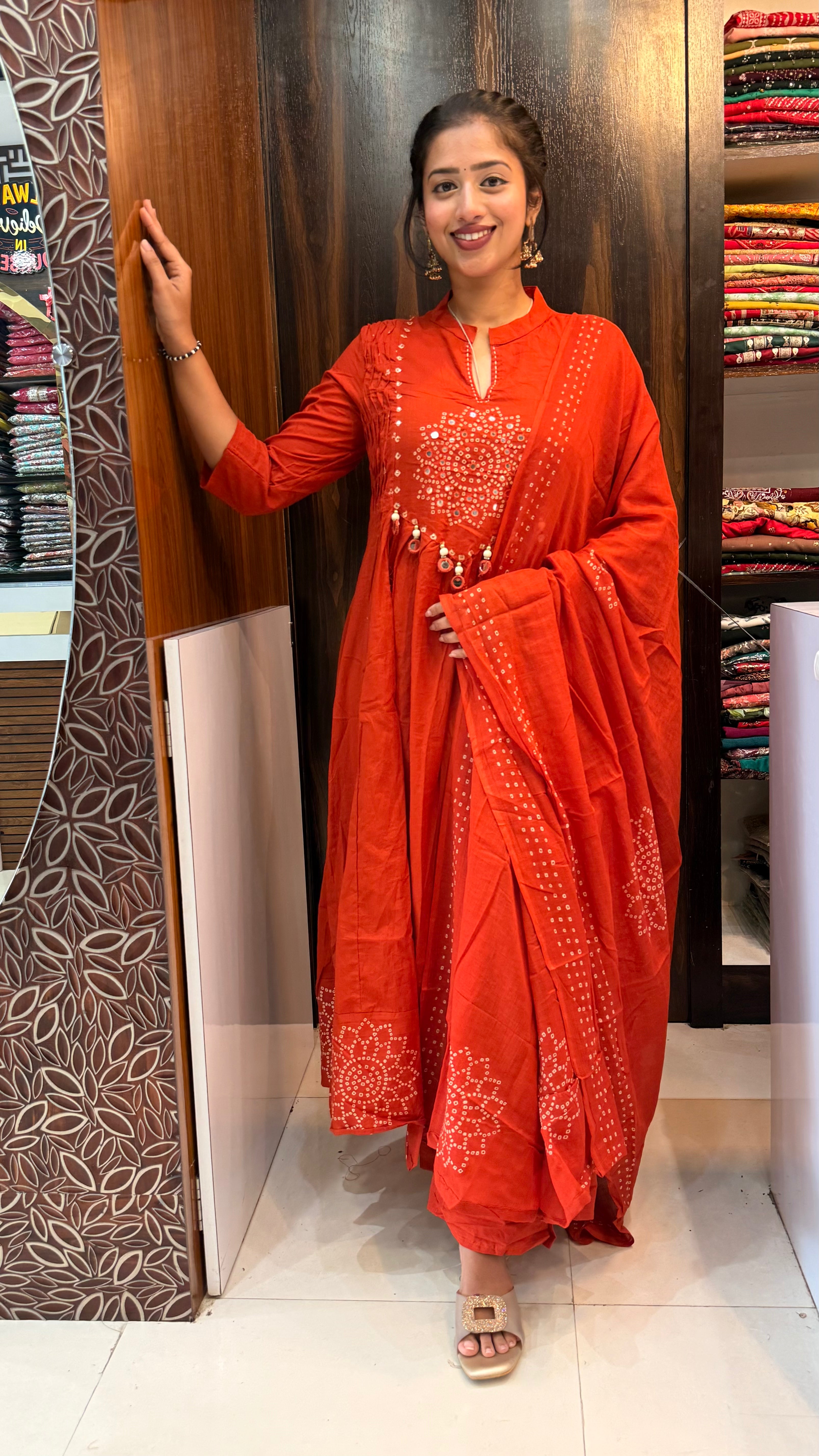 Cotton party wear set