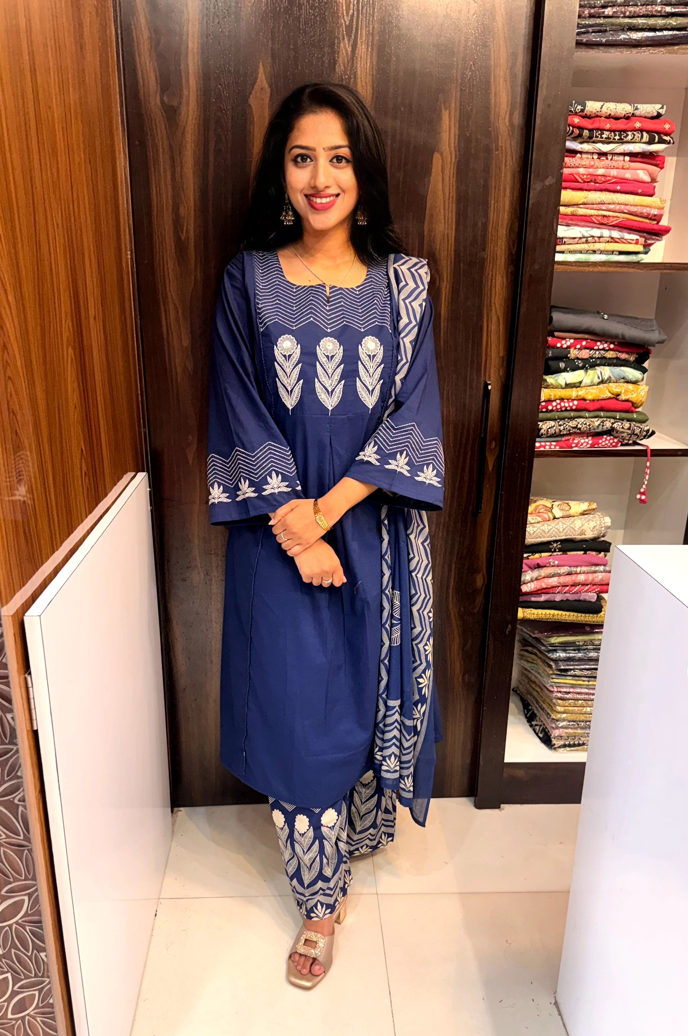 Cotton party wear set