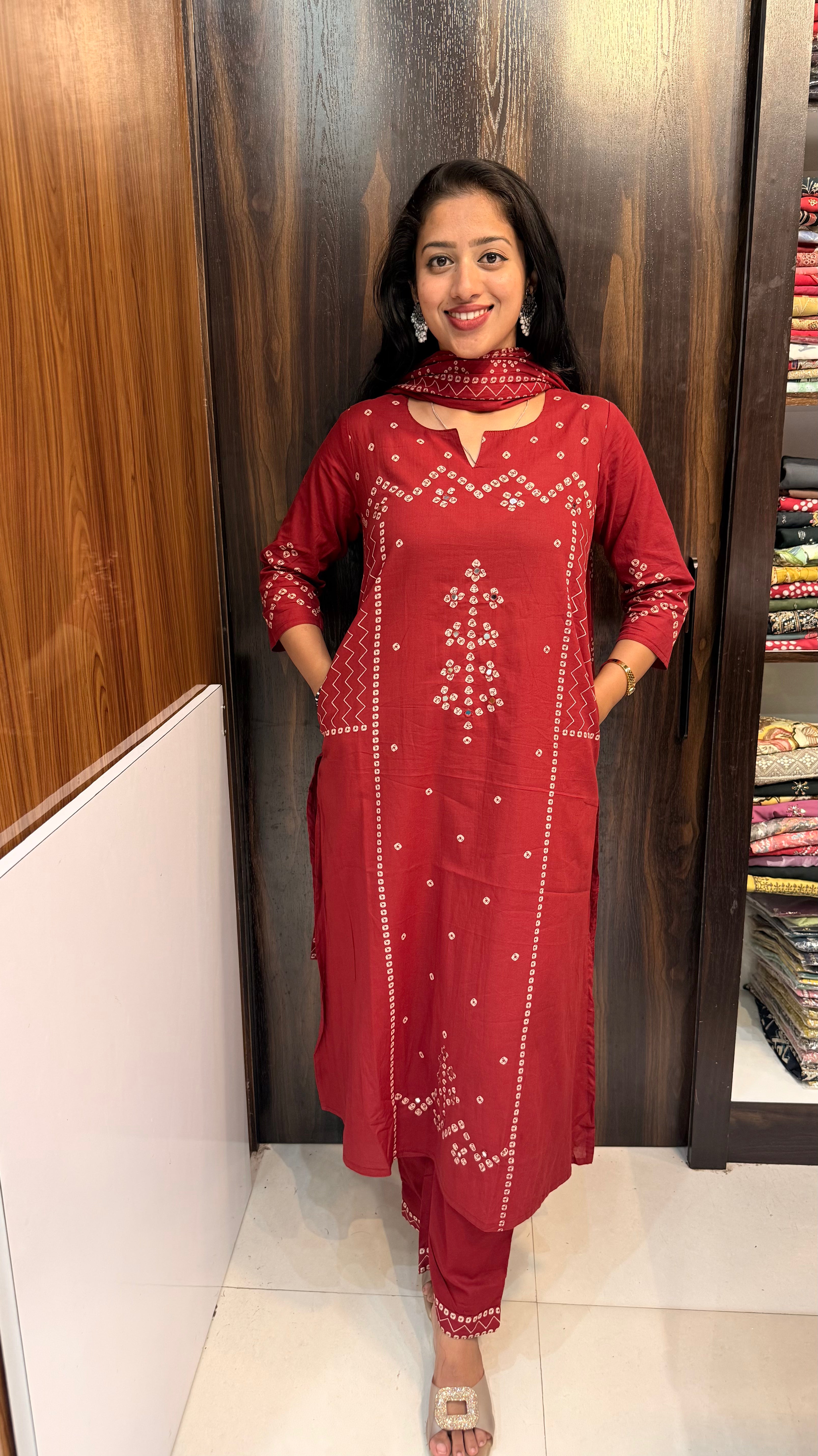 Cotton party wear set
