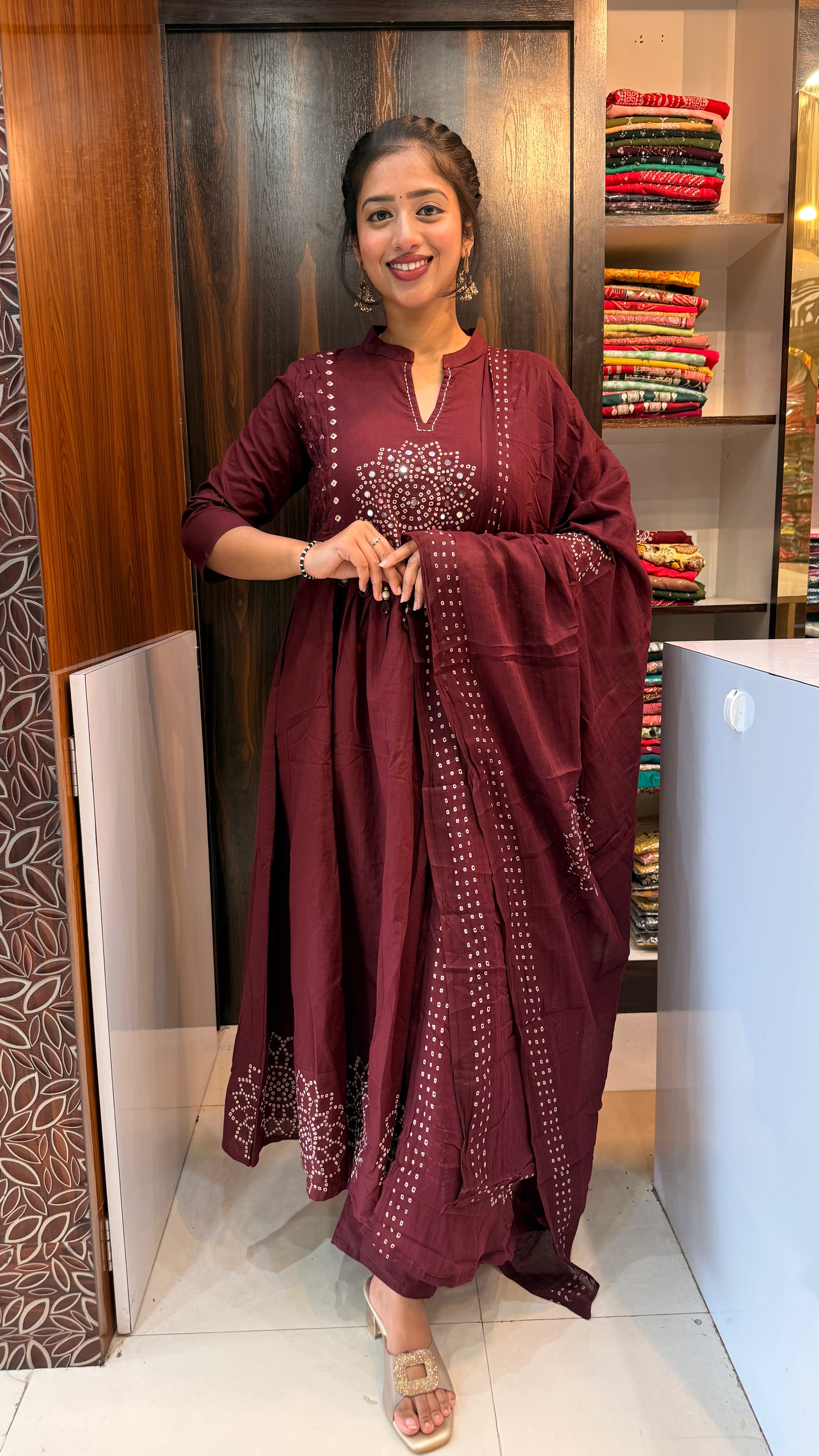 Cotton party wear set